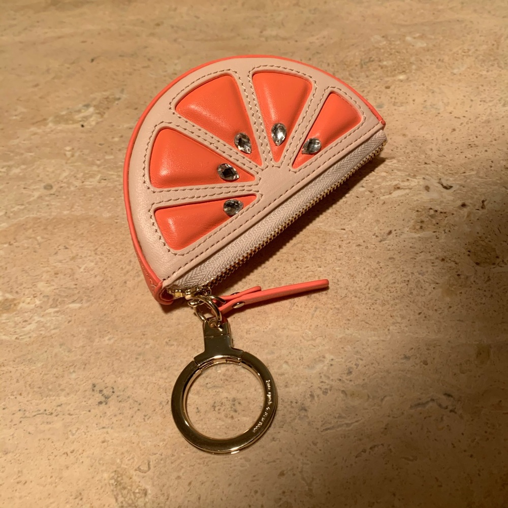Kate Spade New York Coral Grapefruit Coin Purse!! - Picture 4 of 6